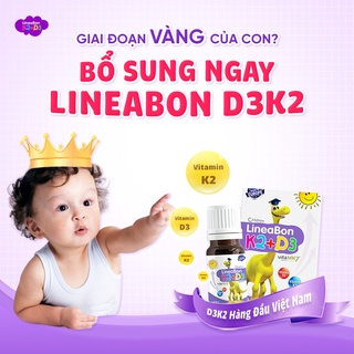 Vitamin d3 + k2 lineabon hỗ trợ hấp thụ canxi