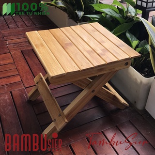 Ghế gỗ tre gấp gọn