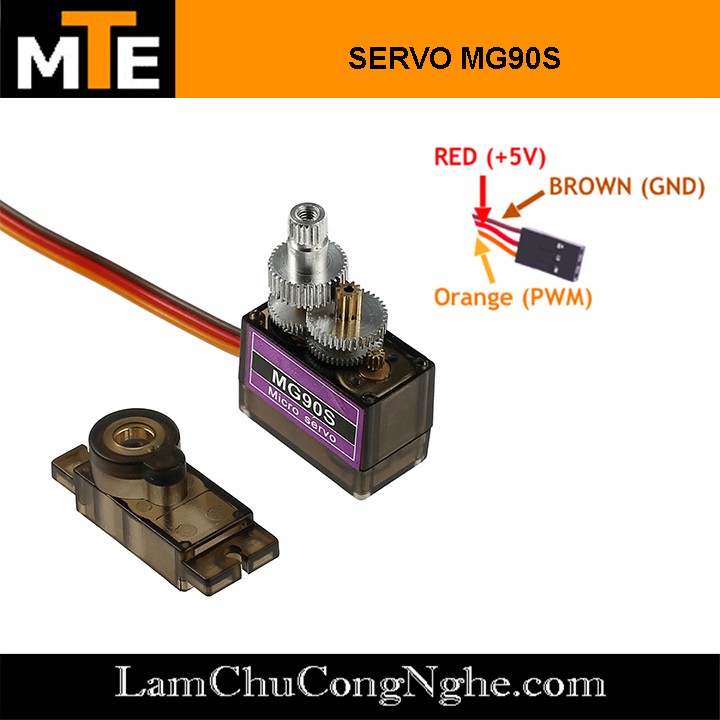 Động Cơ RC Servo MG90S ( Bánh răng kim loại)