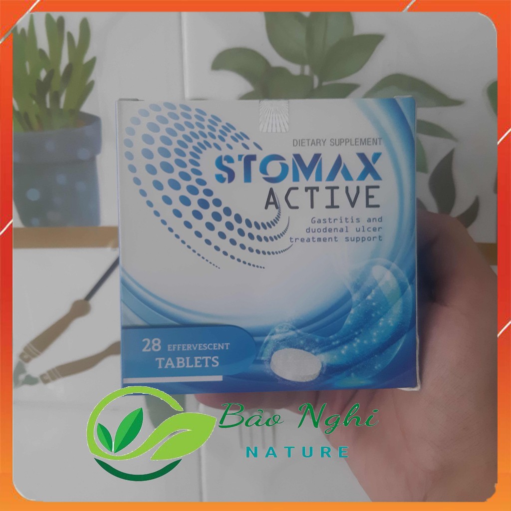 [COMBO 3 HỘP] VIÊN SỦI STOMAX ACTIVE - Đẩy Lùi Cơn Đau Dạ Dày Giúp Hệ Tiêu Hóa Ổn Định Khỏe Mạnh -CHÍNH HÃNG HỘP 28 VIÊN