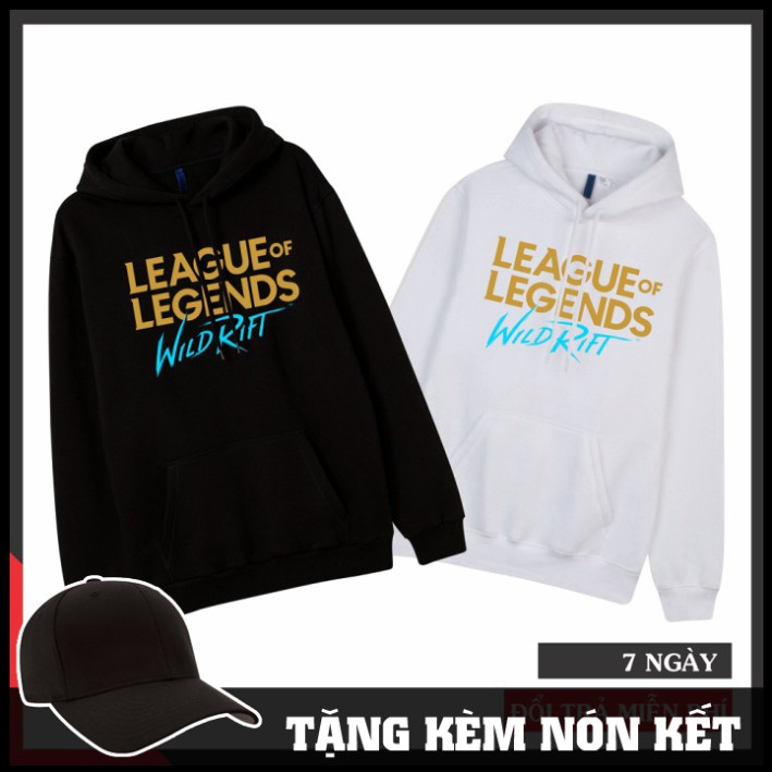 Takan Store ÁO HOODIE Liên Minh Huyền Thoại Tốc Chiến 2 Màu Đen Và Trắng Kiểu Dáng Trẻ Trung Dành Cho Cả Nam Và Nữ Takan