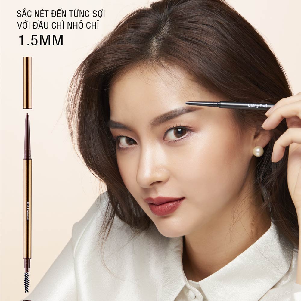 Chì Kẻ Mày Đầu Chì Siêu Mảnh 1.5mm Cathy Doll Skinny Brow Pencil 0.05g