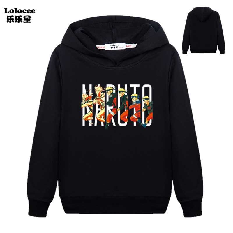 Áo Hoodie In Hình Nhân Vật Phim Naruto Cá Tính Cho Bé Trai