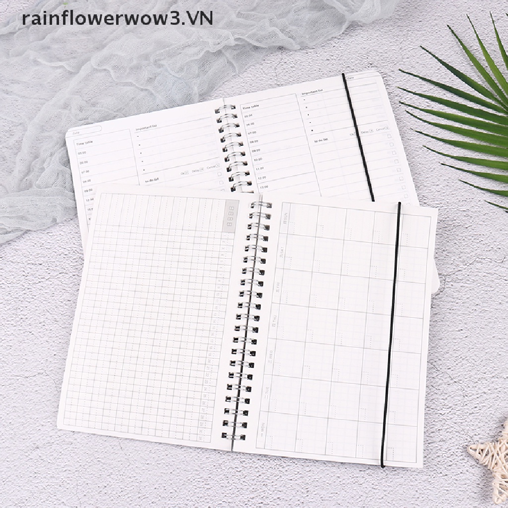 Sổ Tay Lên Kế Hoạch Hàng Ngày 2021 Agenda Dạng Xoắn Ốc