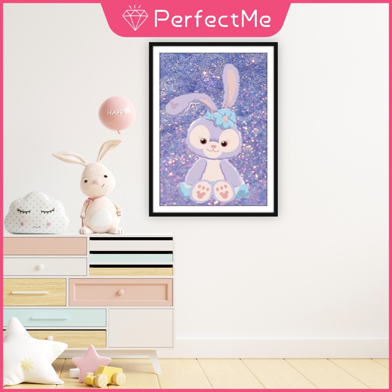 Bộ Tranh Đính Đá 5D Tự Làm 30x40cm Hình Nhân Vật Disney Lena Belle