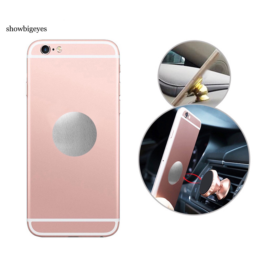 Set 10 Tấm Kim Loại Tròn 30mm Thay Thế Cho Điện Thoại Giá Đỡ