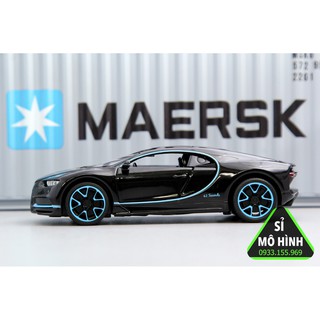 Mô hình xe Bugatti Chiron 1:32 Đen