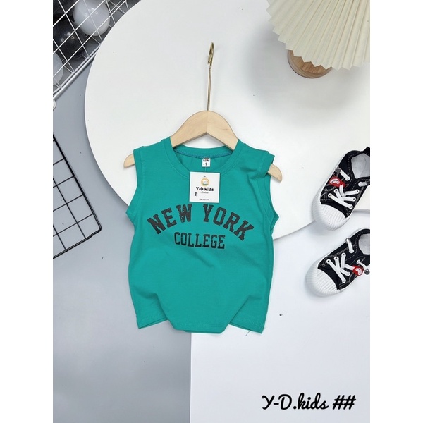 áo 3 lỗ Newyork phong cách cá tính cho bé - a3lny