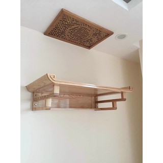 Bàn thờ treo tường 61x41 +ám khói