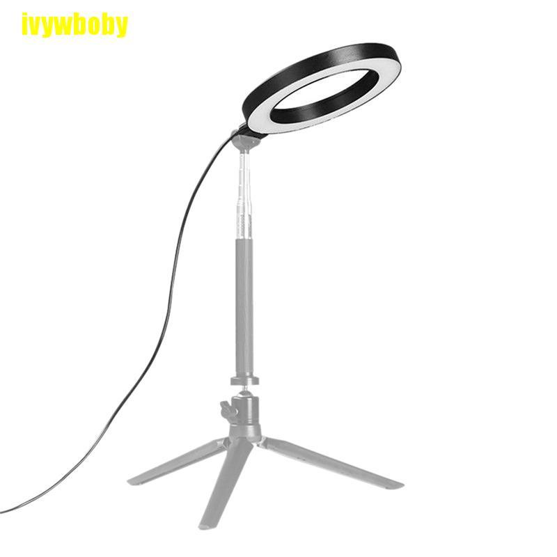 Đèn Led Tròn 6 "5500K Cổng Usb Có Thể Điều Chỉnh Độ Sáng Hỗ Trợ Quay Video Live Vbml Cho Điện Thoại | BigBuy360 - bigbuy360.vn