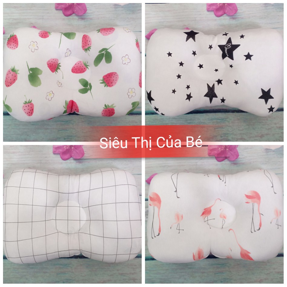 Gối lõm Muslin Tree cao cấp cho bé