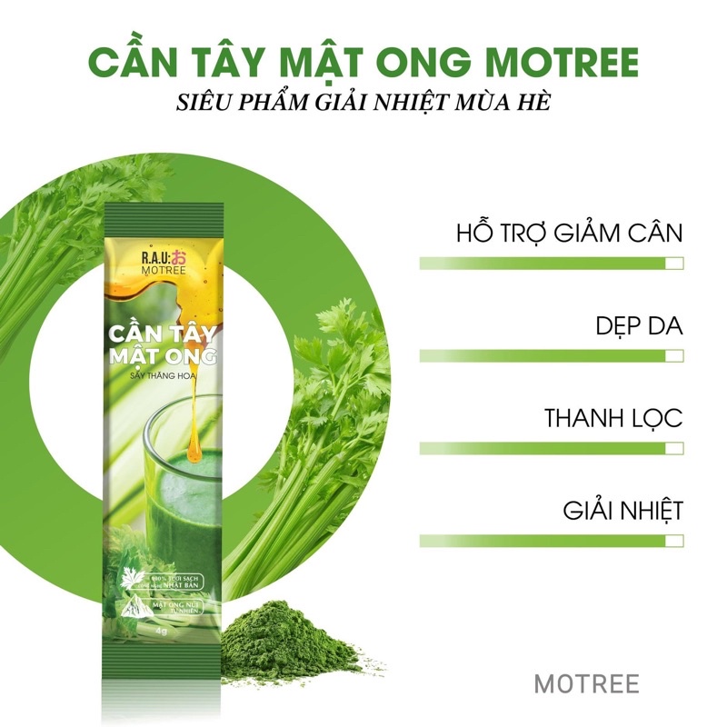 Cần Tây Mật Ong Motree [1 Hộp 14 Gói/4g] | BigBuy360 - bigbuy360.vn