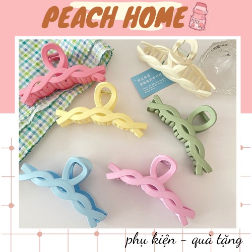 Kẹp Tóc Nhựa Xoắn Nhám Hot Trend Phong Cách Hàn Quốc Cào Tóc Nhiều Loại Dễ Thuơng Dành Cho Nữ