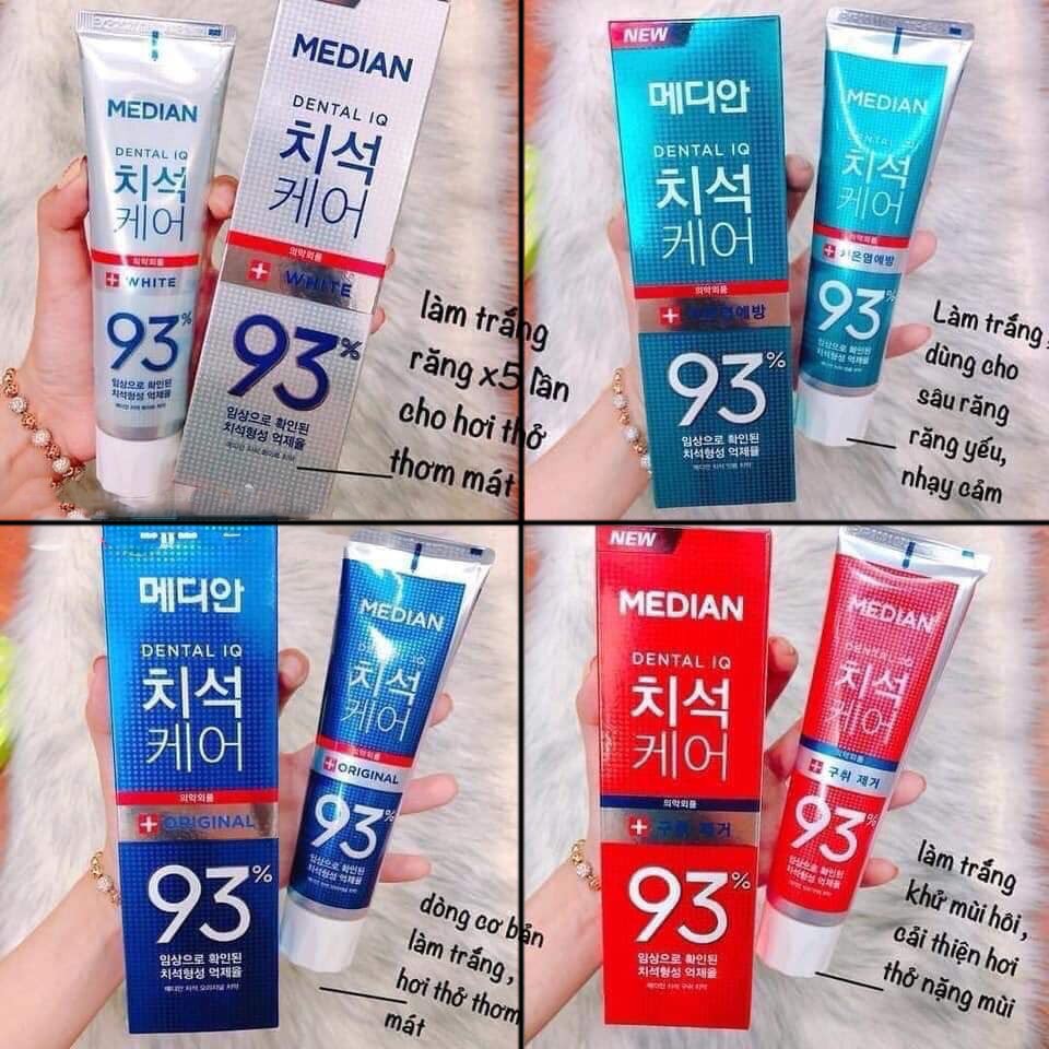 Kem Đánh Răng MEDIAN Dental IQ 93% Toothpaste 120g