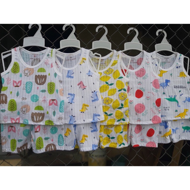 Combo 5 bộ cotton xuất Nhật