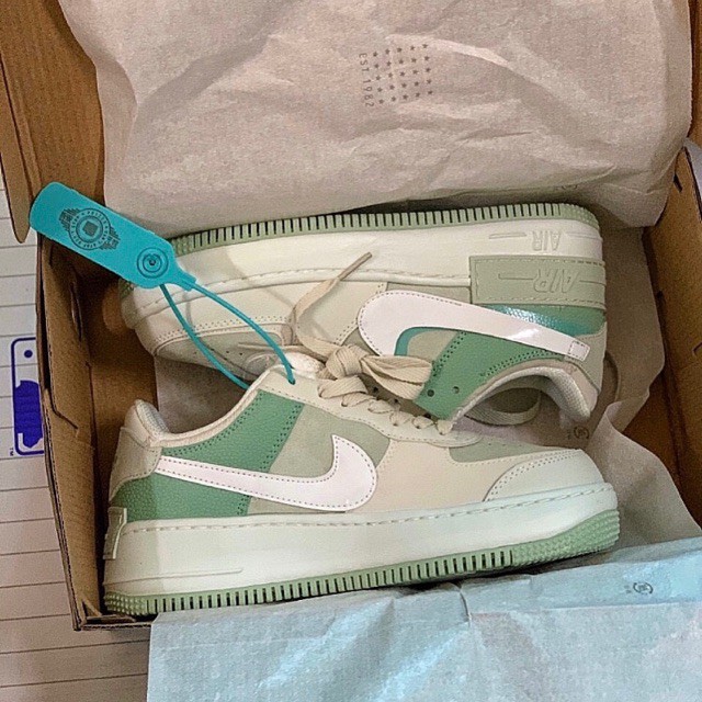 (FULLBOX + VIDEO ẢNH THẬT) GIÀY AF1 XANH MINT NAM NỮ | BigBuy360 - bigbuy360.vn