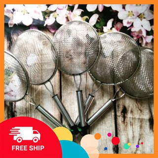 Rây Inox 2 Lớp Lọc Bột Cháo, Thức Ăn Dặm & Trái Cây Cho Bé Cỡ 14cm