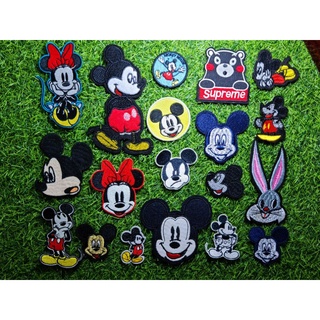 Sticker thêu ủi hình chuột mickey các loại siêu dễ thương ms72557