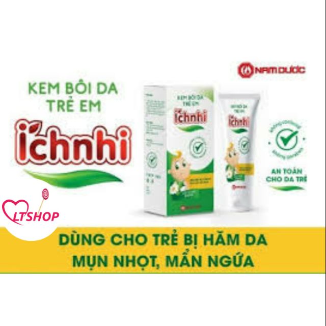 Kem Bôi Da Trẻ Em Ích Nhi - Điều trị hăm da, mụn nhọt, mẩn ngứa và côn trùng cắn