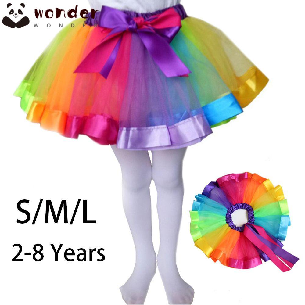 Chân Váy Xoè Tutu Màu Sắc Sặc Sỡ Cho Bé