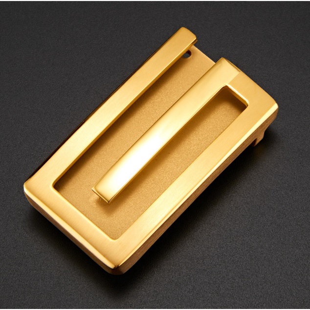 Mặt dây lưng chữ G thép không gỉ - phụ kiện làm đồ da thủ công cao cấp