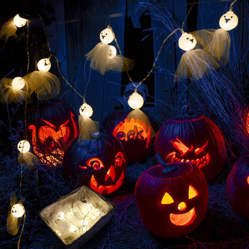 Đèn LED Trang Trí Chủ Đề Halloween Mẫu HOT 2021 Dài 3m 20 Đèn Trang Trí Lớp Học Nhà Hàng Quán Cafe Khách Sạn