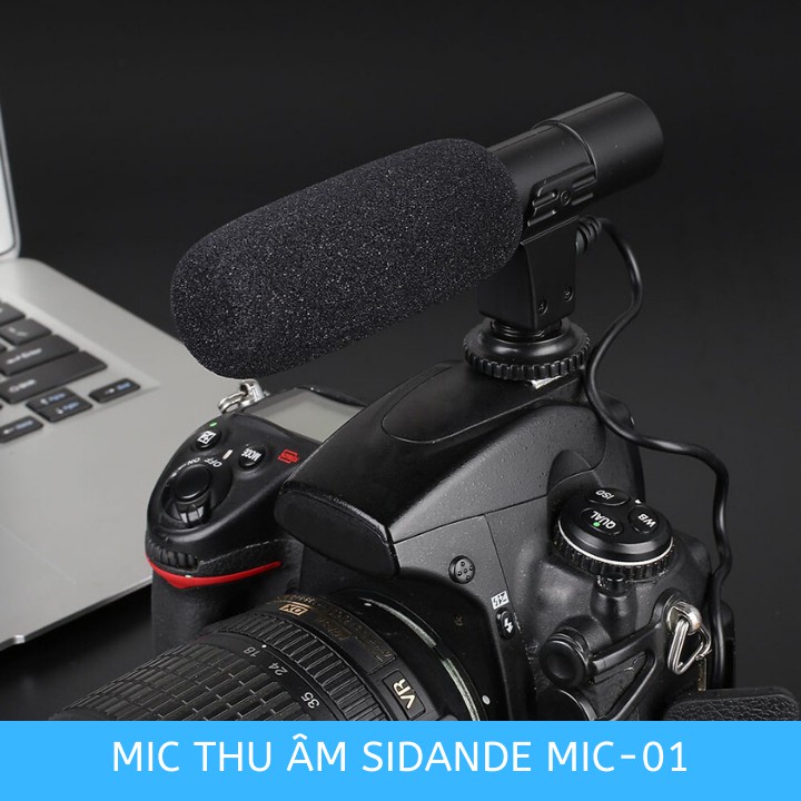 MICRO THU ÂM SIDANDE MIC01 CHO MÁY ẢNH