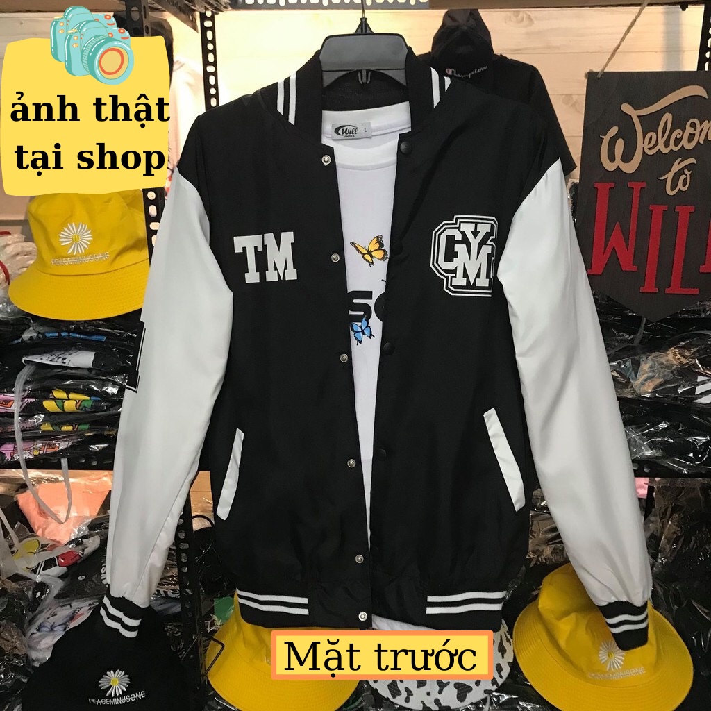 Áo Khoác Dù 2 Lớp TM CYM Unisex Nam Nữ Form Rộng Gem Phong Cách Hàn Quốc Gem