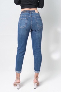 QUẦN BAGGY JEANS LƯNG THUN