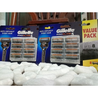 Lưỡi cạo râu Gillette Fusion 5, Gillette ProGlide 5, Gillette Aqua 5, vỉ 8 chiếc