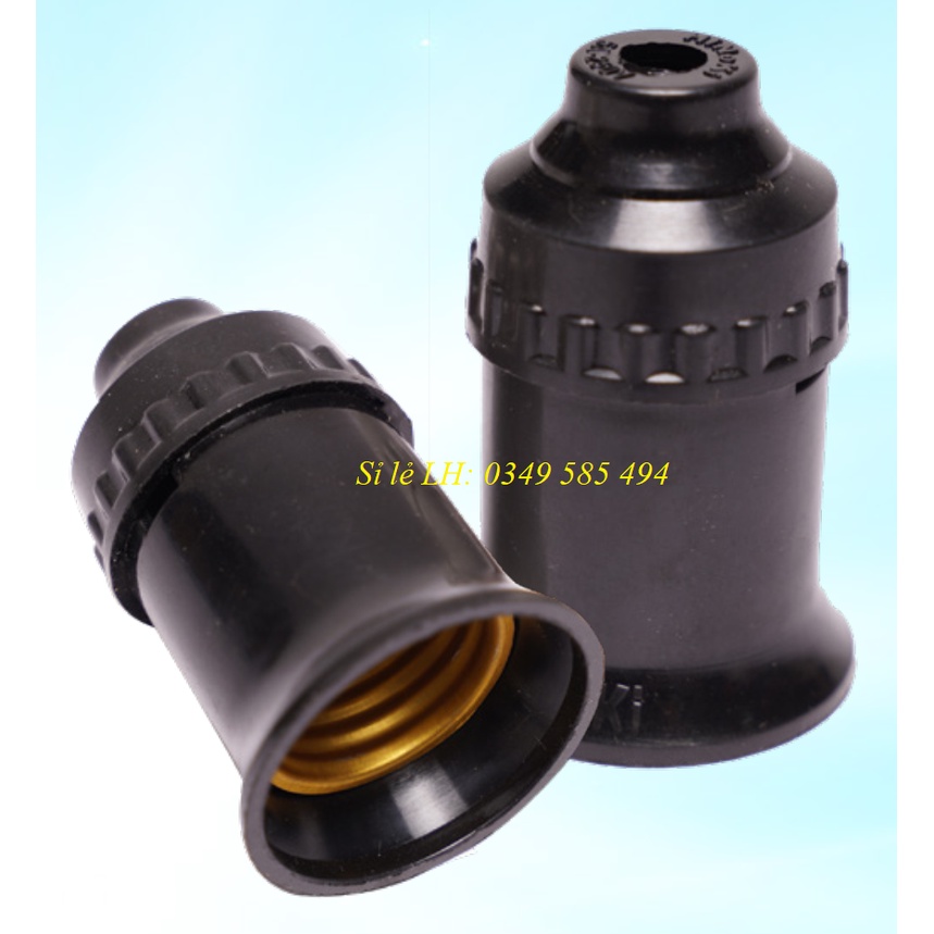 Đui đèn Hinoki E27, đui treo loại tốt dạng xoáy -