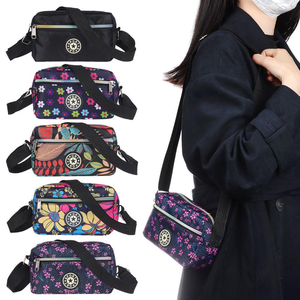 ღOKDEALSღ Fashion Crossbody Bag Nylon Messenger Bag Shoulder Bag Women Purse Casual Tote Shopping Square Handbags