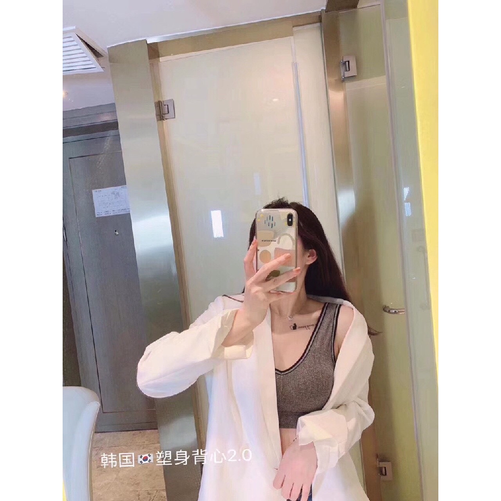 Áo bra nữ tập gym, yoga cổ chữ V phong cách hàn