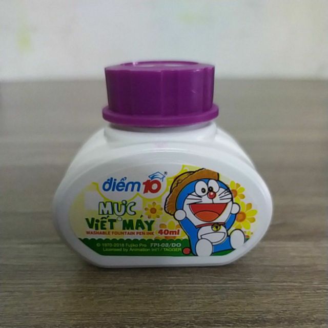 Mực viết máy màu tím Doraemon ( FPI - 08/DO ) - lốc 8 hũ