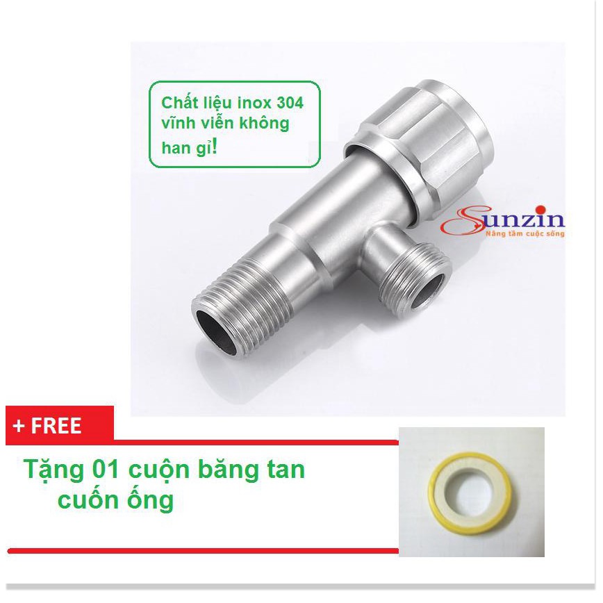 Van điều chỉnh áp lực nước dành cho nhà cao tầng, chất liệu inox 304, tặng 1 cuộn băng tan