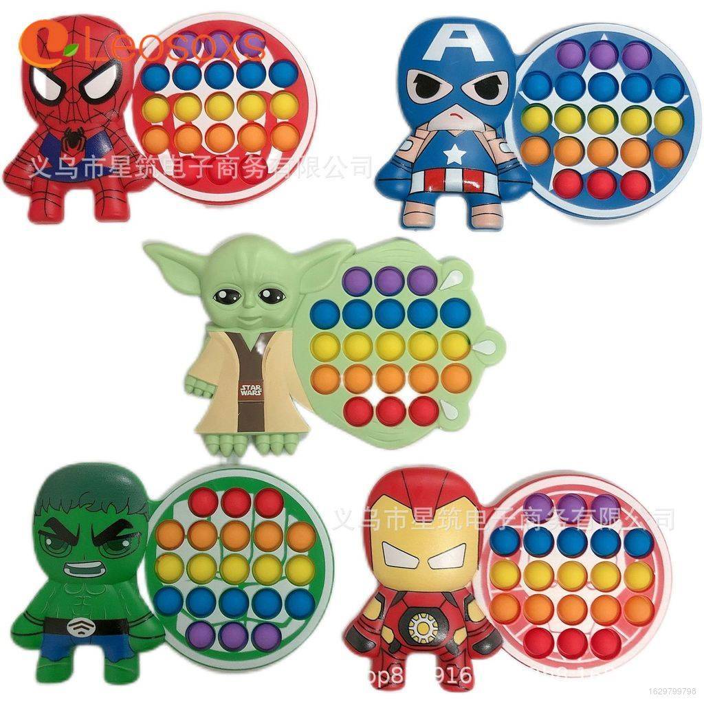 Đồ Chơi fidget Spinner Hình Siêu Anh Hùng Marvel The Avengers Spiderman Ironman Hluk Cho Người Lớn Trẻ Em