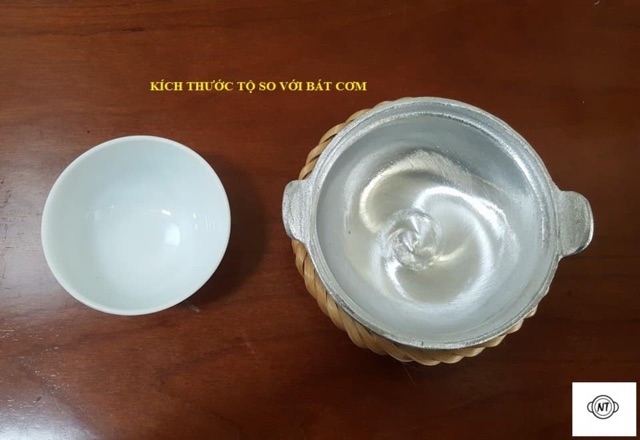 Tộ gang - Niêu gang kho cá,cơm niêu đường kính 15.5cm