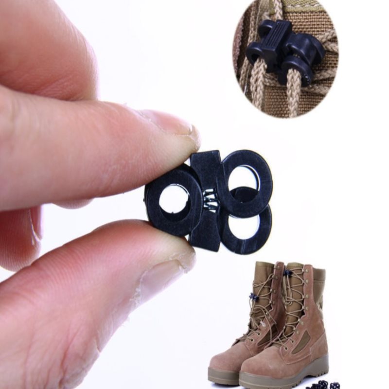 FAVN Bless 20pcs Rapid Shoelaces Buckle Tactical Backpack Buckle Camping Travel Kits Glory