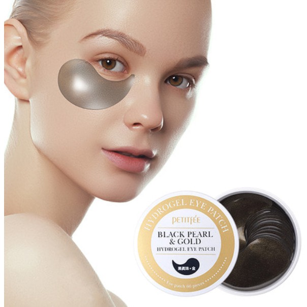 Mặt nạ mắt Petitfee Black Pearl & Gold Hydrogel Eye Patch