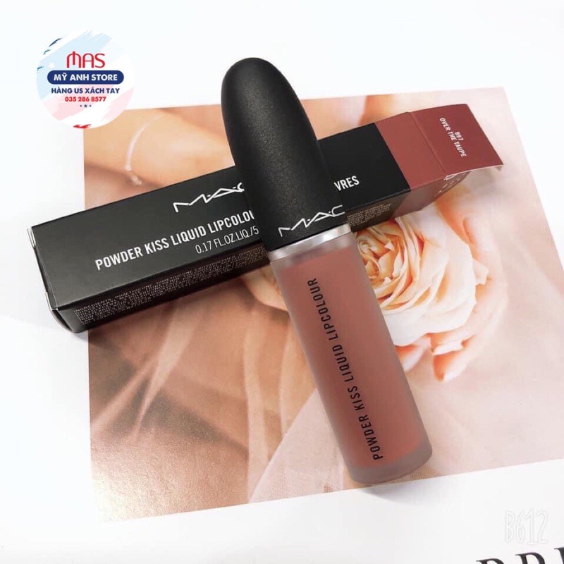 Son MAC 997 Over The Taupe Nâu Tây – Powder Kiss Liquid