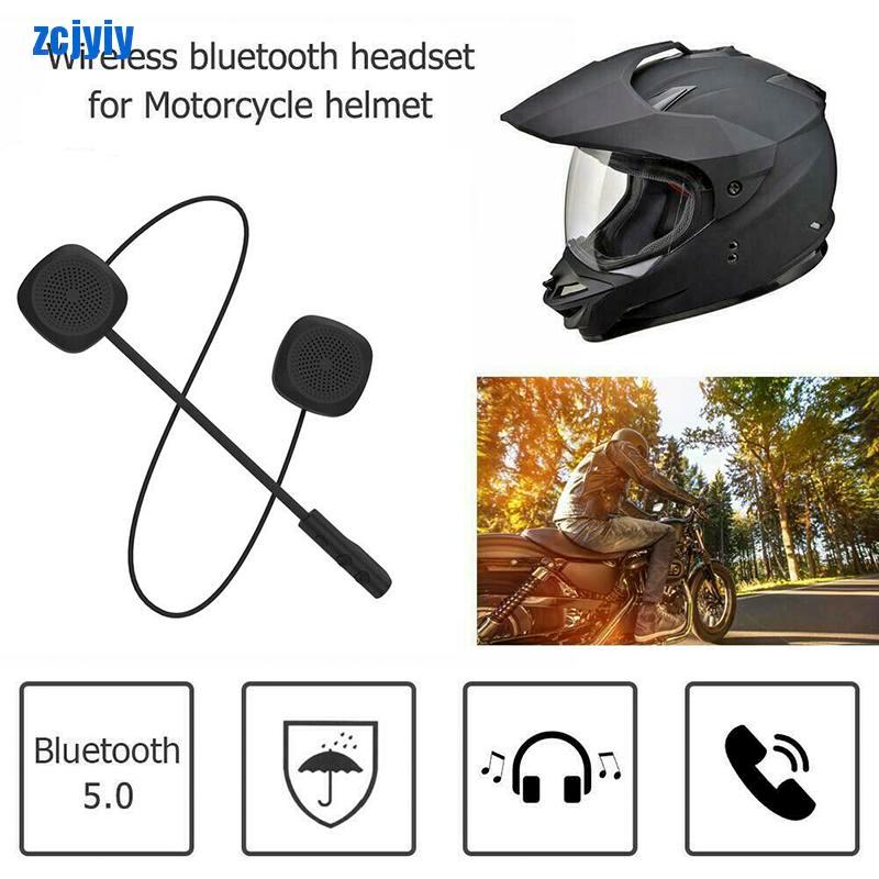 zcjyiy Bluetooth 5.0 Helmet Headset Speaker Accessory Motorcycle Intercom Interphone YRU