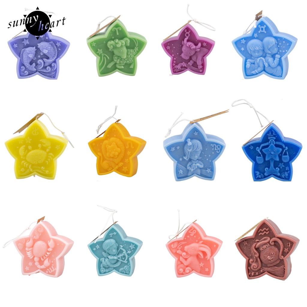 Nến Sáp Thơm Hình Ngôi Sao Tinh Tế Cho Phòng Khách