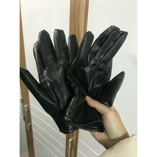 Gang tay da nam giữ ấm có lót lông