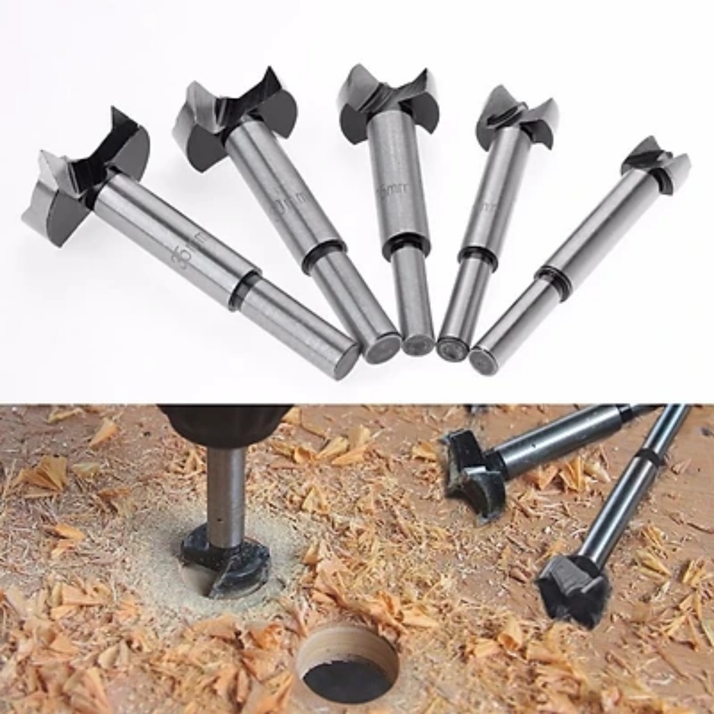 Mũi Khoét Gỗ Lỗ Tròn, Mũi Khoét Bản Lề (16mm_60mm)