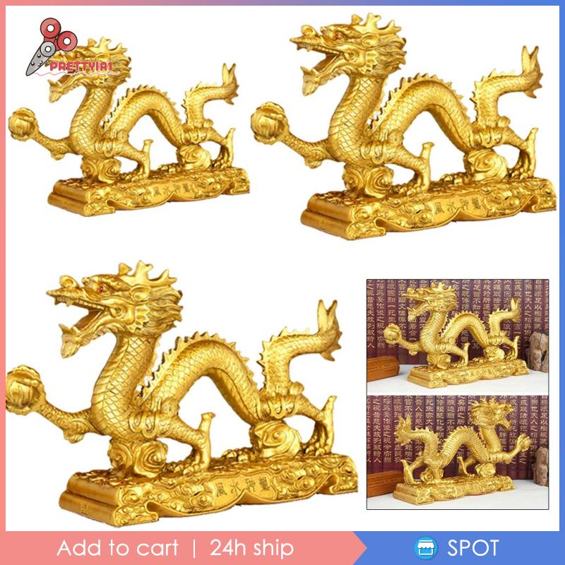 Tượng Rồng Trang Trí Bàn Tài Lộc May Mắn