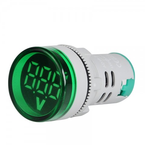 Đèn Báo Vôn 60-500V, Phi 22mm, Đèn Báo Vôn Tủ Điện