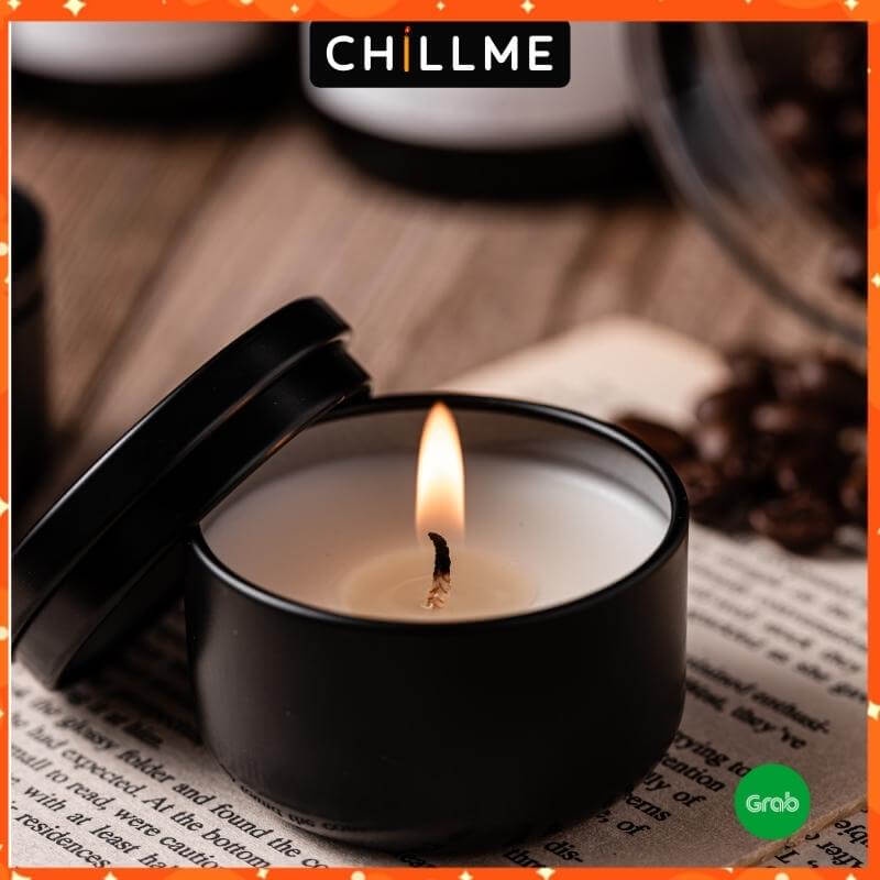 Nến thơm tealight mini cao cấp chillme sáp đậu nành organic decor trang trí nhà cửa và quà tặng