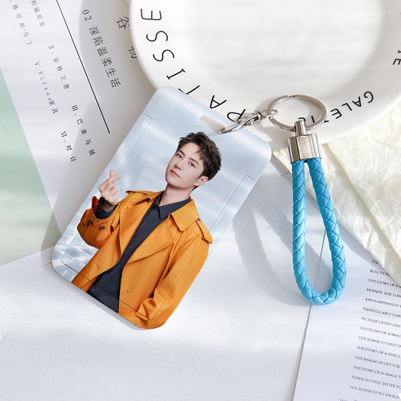 Xiaozhan Wangyibo TNT Teens in Times Dilraba Lu Han Jackson Wang TFBOYS Yangzi Yangchaoyue Lanyards Card HOLDER