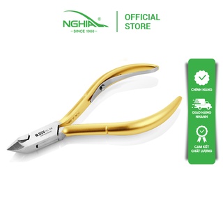 Kềm Cắt Móng 3 Mang Vuông Thép Không Gỉ Mạ Vàng KỀM NGHĨA M.02V