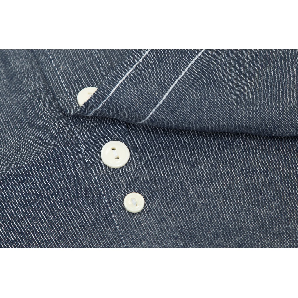 Áo sơ mi Chambray Xanh Navy - Williams 100% cotton